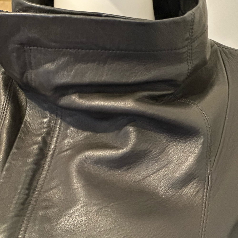 Leather jacket by BLUR.  Hardly worn. Size 42